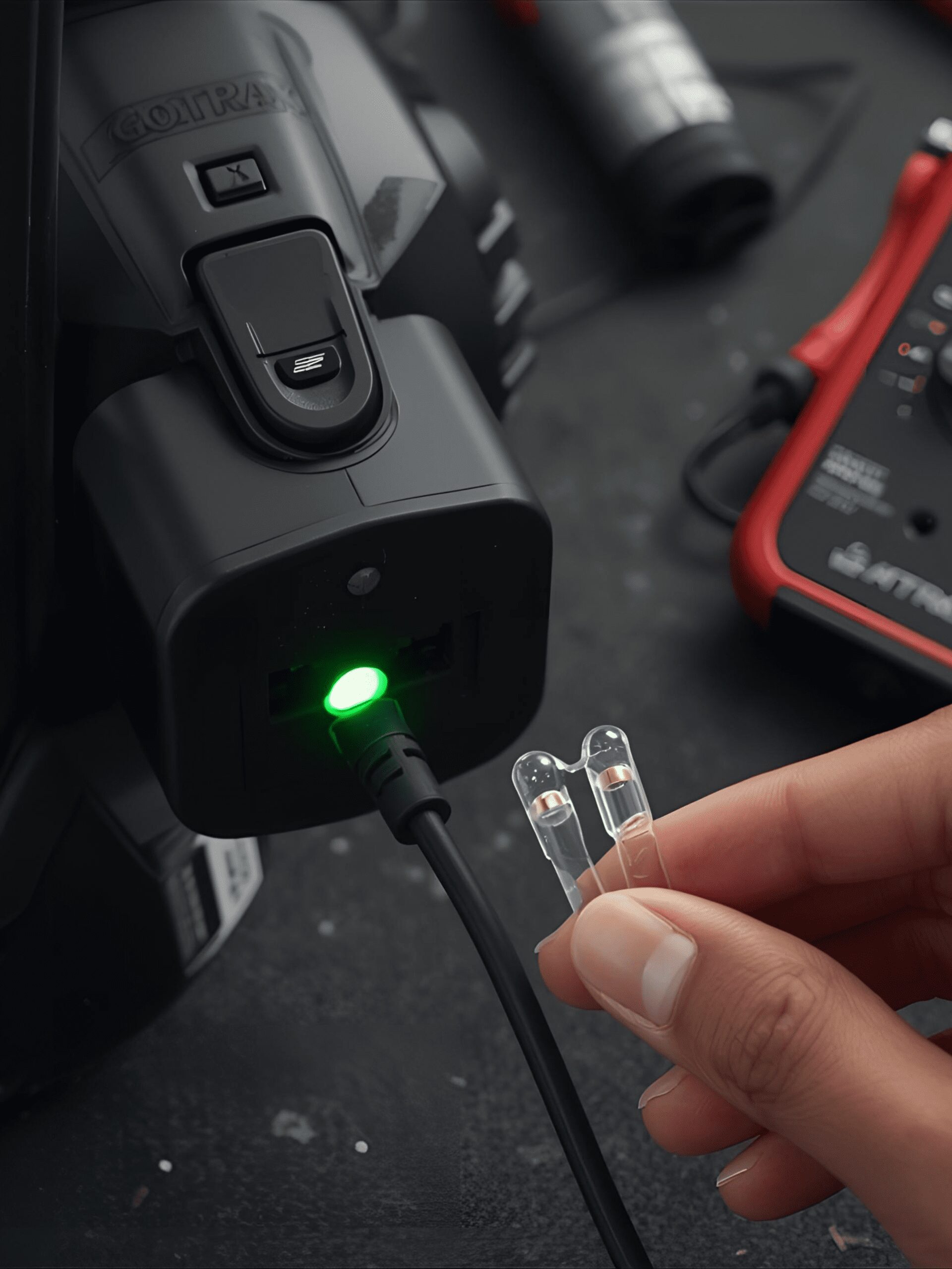 Electric scooter charger showing green light but not charging battery on Gotrax or Hiboy due to a blown fuse replacement