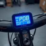 S866 E-Bike Display showing P08 Speed Limit setting in the programming menu