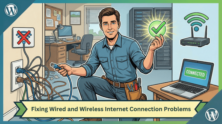 Fixing Wired and Wireless Internet Connection Problems