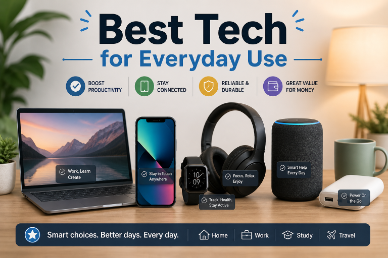 Best Tech for Everyday Use in 2026: A Real-World Testing Guide by Category