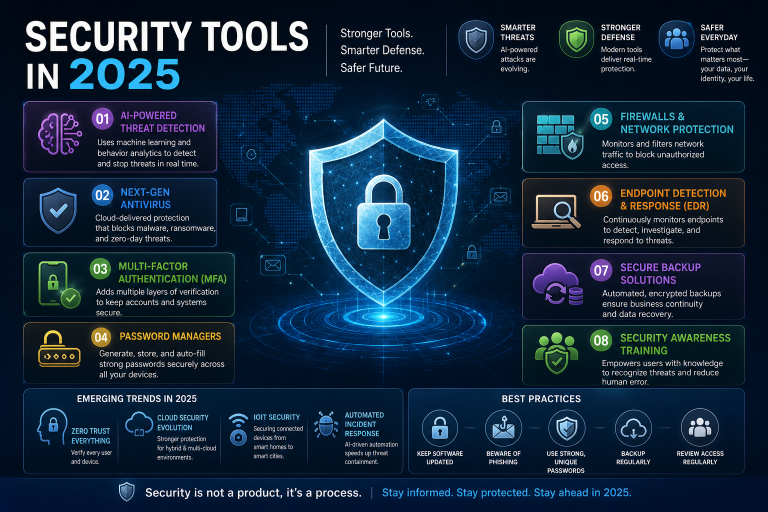 Security Tools in 2025: The Professional’s Guide to Building a Defensible Stack